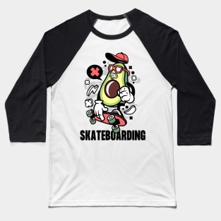 Playful Skateboarding Event Baseball T-Shirt